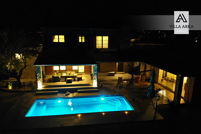 Aerial photo Villa Sibenik